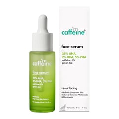 mCaffeine Green Tea & 25% AHA, 2% BHA, 5% PHA Face Serum