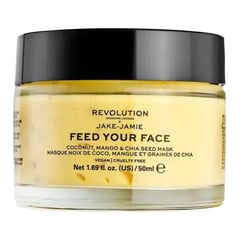 Revolution Beauty Jamie Coconut, Mango & Chia Seed Radiant Glow Face Mask