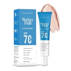 Glamveda واقي شمس ملوّن Water Full 1% Hyaluronic SPF 70