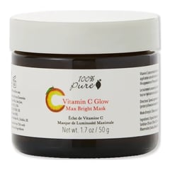 100% Pure 18.3% Active Ingredients Vitamin C Glow Max Bright Mask