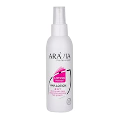 Aravia Professional AHA Lotion 2 in 1 for Ingrown Hairs Prevention and Slow Hair Growth