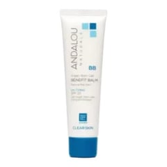 Andalou Naturals Clear Skin Argan Stem Cell BB Benefit Balm Untinted SPF 30
