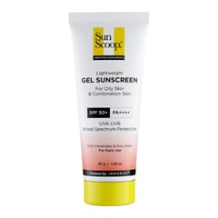 Sunscoop Lightweight Gel Sunscreen For Oily & Combination Skin SPF 50+