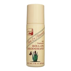 Alvera Aloe & Almonds All Natural Roll-On Deodorant