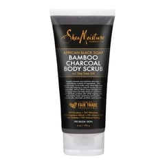 Shea Moisture African Black Soap Bamboo Charcoal Body Scrub