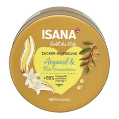 ISANA Zucker-Öl-Peeling Arganöl & Bio-Orangenblüte