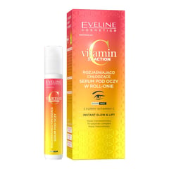 Eveline Vitamin C 3x Action Rozjaśniająco-Chłodzące Serum Pod Oczy W Roll-Onie