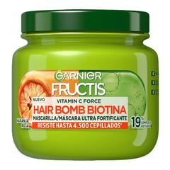 Garnier Fructis Vitamin C Force Hair Bomb Biotina Mascarilla