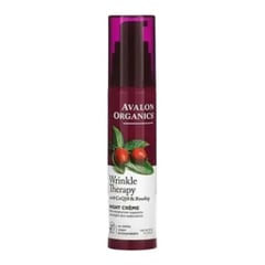 Avalon Organics Wrinkle Therapy with CoQ10 & Rosehip كريم ليلي