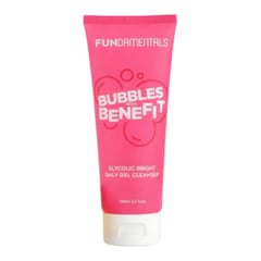 fundamentals Bubbles With Benefit Glycolic Bright Daily Gel Cleanser