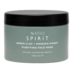 Natio Spirit Green Clay & Manuka Honey Purifying Face Mask