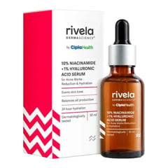 Rivela by Cipla 10% Niacinamide + 1% Hyaluronic Acid Serum