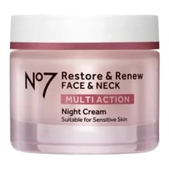 No7 Restore & Renew Face & Neck Multi Action Night Cream Enhanced Formula