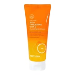 Pretty Skin Jeju Tangerine Vita C Cleansing Foam