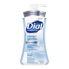 Dial Complete Clean + Gentle Foaming Hand Wash Fragrance Free