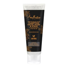 Shea Moisture African Black Soap Clarifying Facial Wash & Scrub