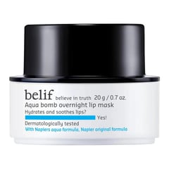 Belif Aqua Bomb Overnight Lip Mask with Shea Butter