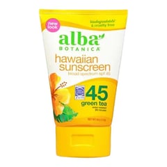 Alba Botanica Hawaiian Sunscreen Green Tea SPF 45