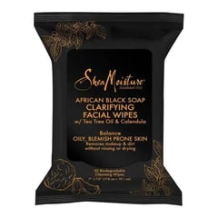 Shea Moisture African Black Soap Clarifying Facial Wipes