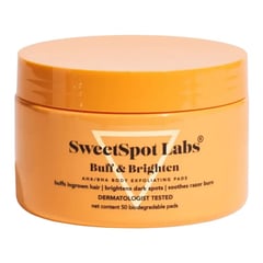 SweetSpot Labs Buff & Brighten AHA/BHA Body Exfoliating Pads