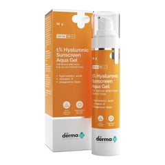 The Derma Co 1% Hyaluronic Sunscreen Aqua Gel With SPF 50 PA++++ Broad Spectrum