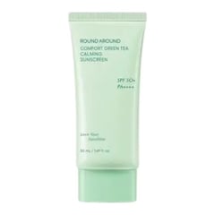 ROUND A'ROUND Comfort Green Tea Calming Sunscreen SPF 50+