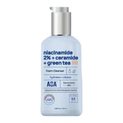 AOA Skin Niacinamide 2% Ceramide Green Tea Foam Cleanser