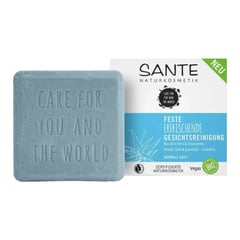 SANTE Naturkosmetik منظف وجه صلب منعش بالألوفيرا العضوية وبذور الشيا