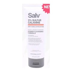 Salv Laboratories 3% Sulfur + Calamine Facial Cream Cleanser
