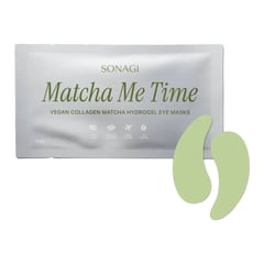 Sonagi Matcha Me Time Vegan Collagen Hydrogel Eye Masks
