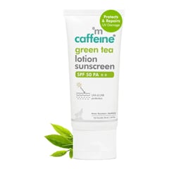 mCaffeine Green Tea Sunscreen SPF 50 PA++ with Niacinamide