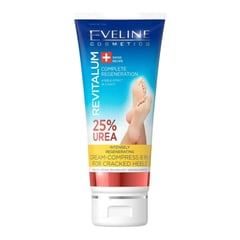 Eveline Revitalum 25% Urea Intensely Regenerating Cream-Compress 8 In 1 For Cracked Heels