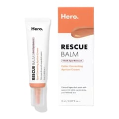 Hero Cosmetics Rescue Balm + Dark Spot Retouch Color-Correcting Apricot Cream