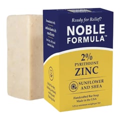 Noble Formula Sunflower & Shea 2% Pyrithione Zinc (ZnP) Bar Soap