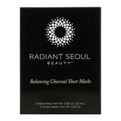 Radiant Seoul Balancing Charcoal Beauty Sheet Masks