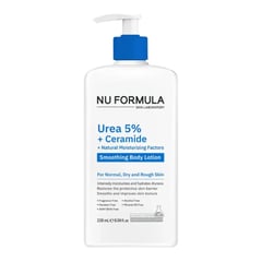 NU Formula Urea 5% + Ceramide + Natural Moisturizing Factors Smoothing Body Lotion