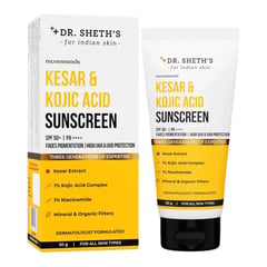 Dr. Sheth's Kesar And Kojic Acid Sunscreen SPF 50+