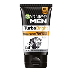 Garnier Turbo Bright Anti-Pollution Double Action Face Wash