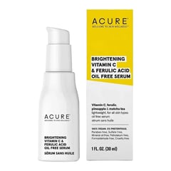 Acure Brightening Vitamin C & Ferulic Acid Oil Free Serum For Face