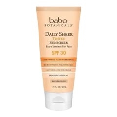 babo botanicals Daily Sheer Tinted Mineral Sunscreen Lotion SPF30