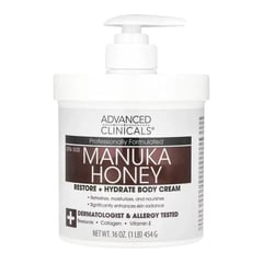 Advanced Clinicals Manuka Honey Restore + Hydrate Body Cream