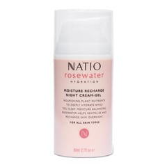 Natio Rosewater Hydration Moisture Recharge Night Cream-Gel