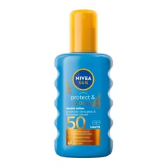 Nivea Protect & Bronze Double Action Tan Activator Sun Spray SPF 50
