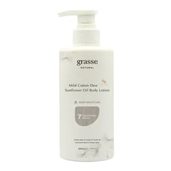 Grasse Natural Mild Cotton Dew Sunflower Oil Body Lotion