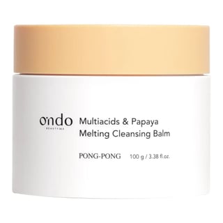 Ondo Beauty 36.5 بلسم التنظيف المذاب بالأحماض المتعددة والبابايا
