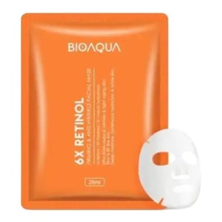 Bioaqua قناع الوجه 6x بالريتينول للشد ومقاومة التجاعيد