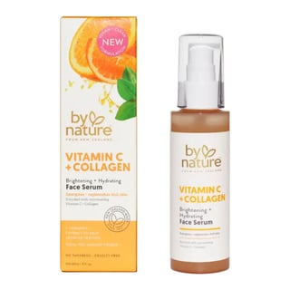 By Nature Brightening Face Serum with Vitamin C + Collagen