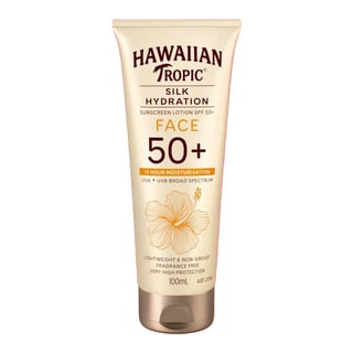 Hawaiian Tropic Silk Hydration Face Sunscreen Lotion SPF 50+