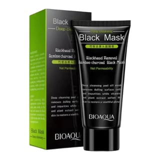 Bioaqua Activated Blackhead Removal Bamboo Charcoal Black Mask 活性竹炭黑頭清潔黑麵膜