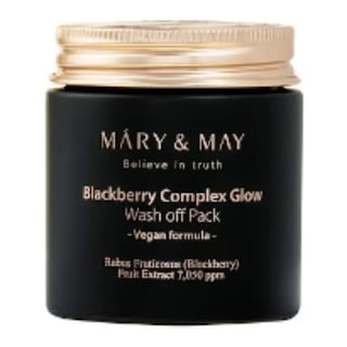 Mary & May قناع بلاك بيري كومبلكس جلو يُغسل بالماء